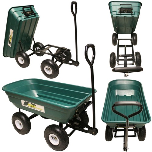 Rhyas 75l garden - dump, truck