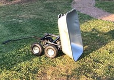 Garden trolley 4 wheel tipping