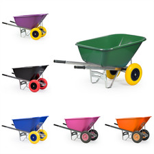 KCT XL BIG WHEELBARROW TWIN